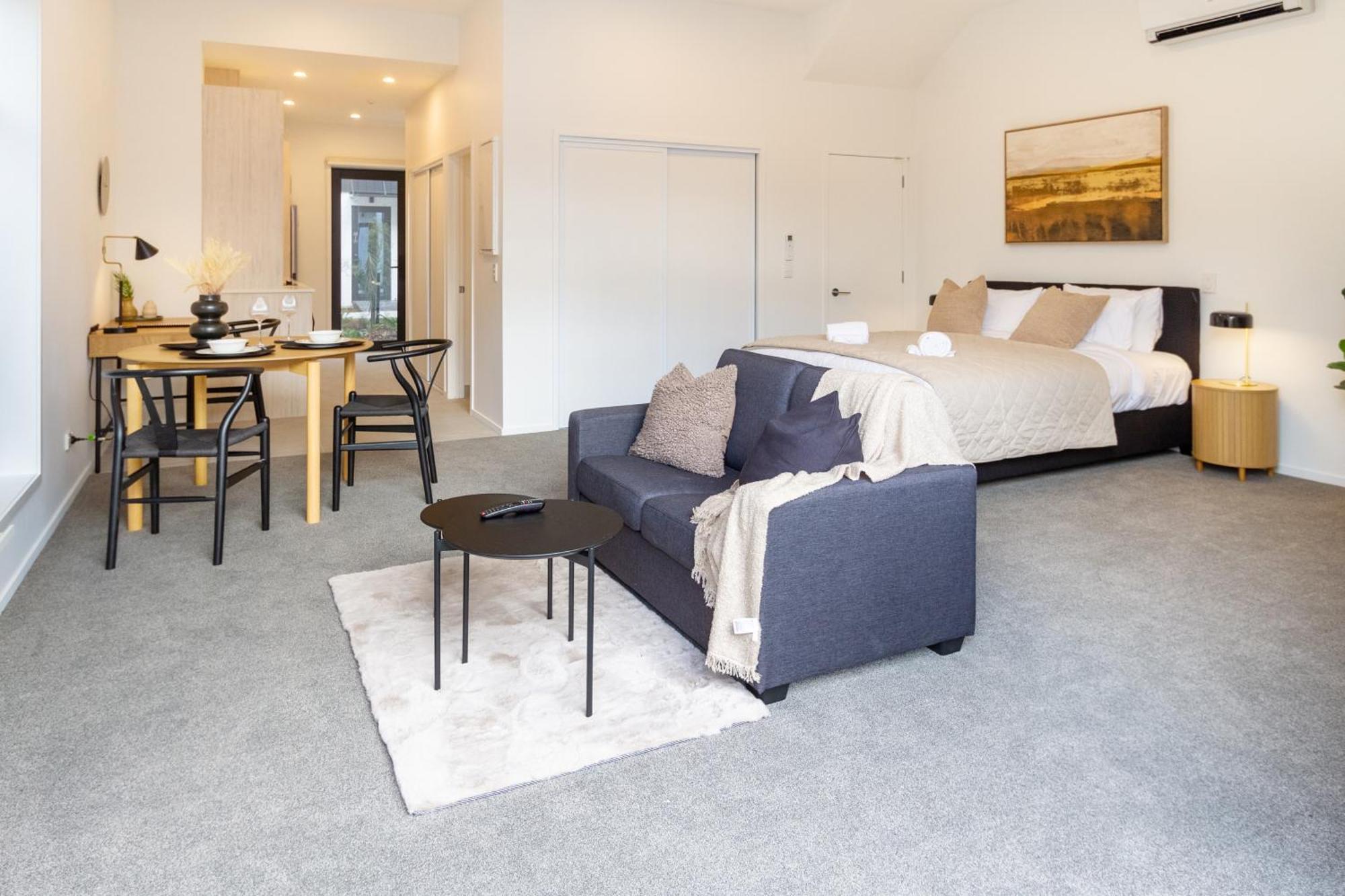 Single Level Studio, Cbd Escape: King Bed Christchurch Exterior photo
